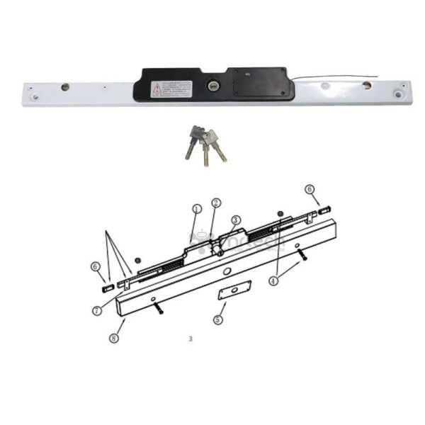 Automatic Electric Bottom Beam Locks for Roller Shutter