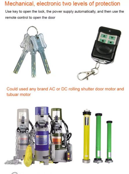 Automatic Electric Bottom Beam Locks for Roller Shutter