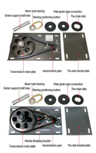 DC Electronic Rolling Shutter Side Motor