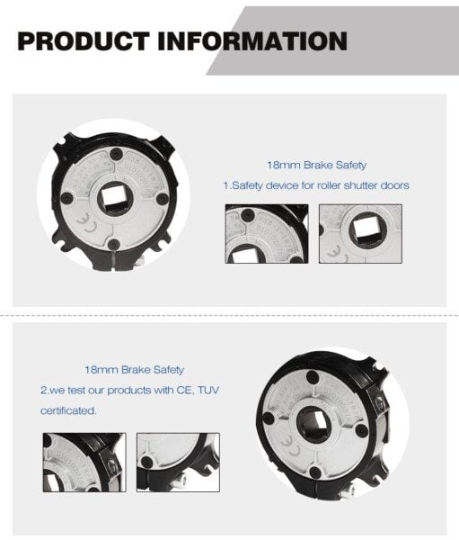 Emergency Anti-fall Over Speed Safety Brake for Roller Shutter