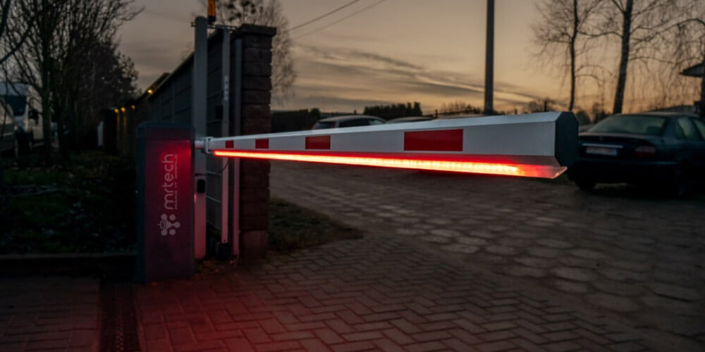 Automatic Trafic LED Light Boom Vehicle Barrier