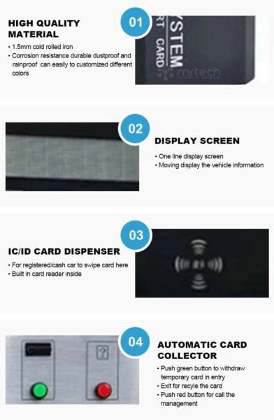 Car Parking and Toll Plaza Ticket Dispenser Machine