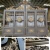 Customized Entrance Door Double Swing Mian Gate