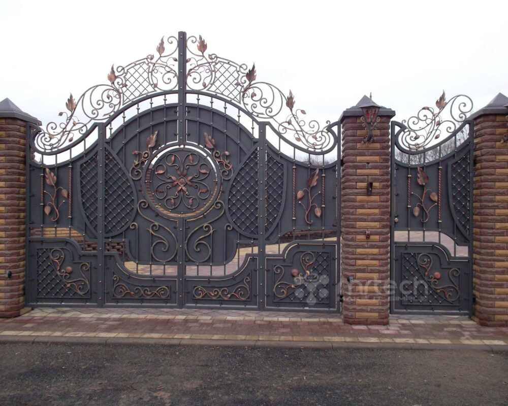 Decorative Galvanized Wrought Iron Security Gates
