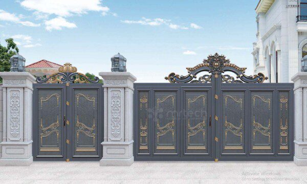 Decorative Superior Quality Metal Aluminum Gates For Houses