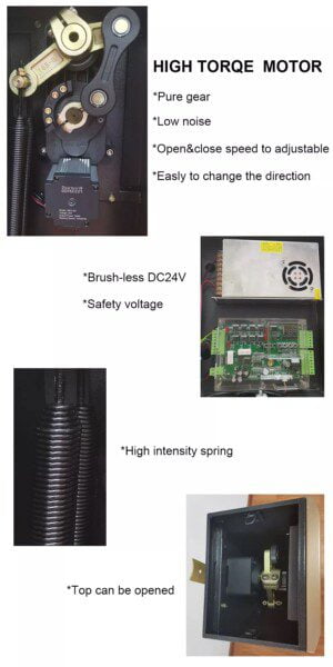Intelligent Remote Control Car Parking 180 Degree Barrier
