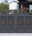 Rustproof Cast Aluminum Arched Courtyard Automatic Gate