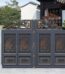 Rustproof Cast Aluminum Arched Courtyard Automatic Gate