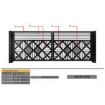 Latest Industrial MS Steel Main Gate