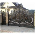 Latest Modern Wrought Iron Swing Gates for Residential