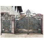 Latest Modern Wrought Iron Swing Gates for Residential