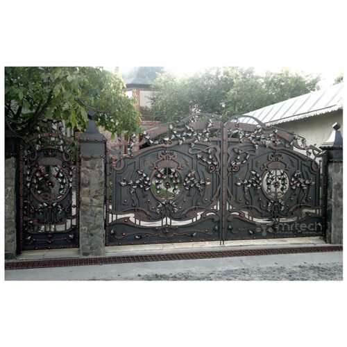 Latest Modern Wrought Iron Swing Gates for Residential