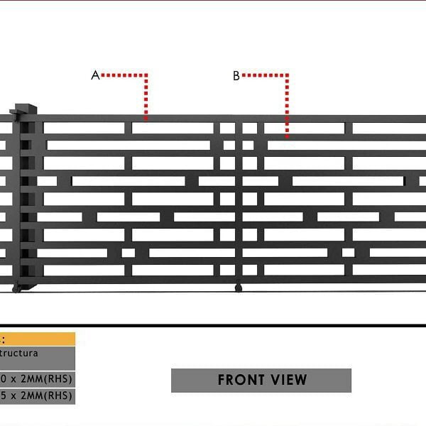 Latest New Industrial Steel Sliding Gate