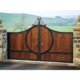 Luxury Wrought Iron Steel Security Entrance Gate for Villa