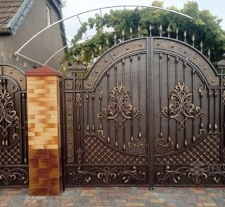 Mild Steel Custom Wrought Iron Gates For Commercial