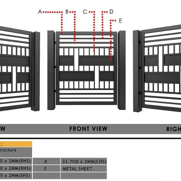 Mild Steel Safety Gate For Residential