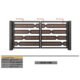 Modern Acp Sheet Iron and Steel Gate