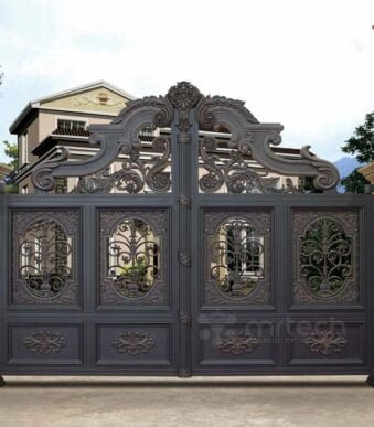 Modern House Entrance Main Gate Aluminum Fence Gate