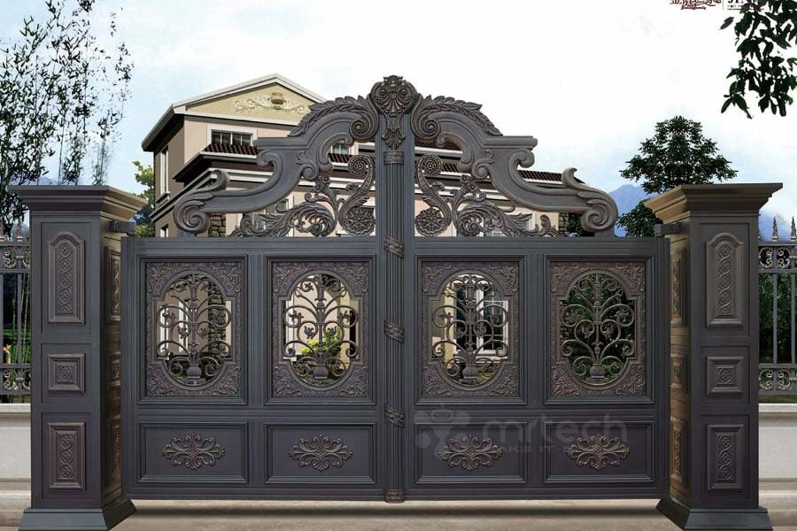 Modern House Entrance Main Gate Aluminum Fence Gate