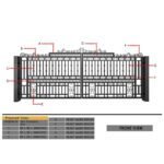 Modern Mild Steel MS Pipe Gate