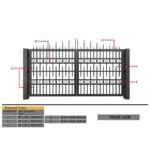Modern Mild Steel MS Pipe Gate