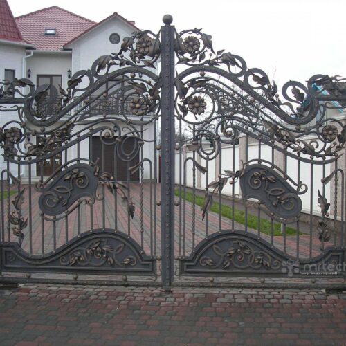 Ornamental Wrought Iron Garden Main Entrance Gate