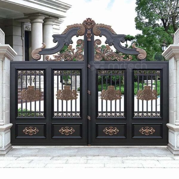 Outside Luxury Fancy Villas Aluminum Swing Gates