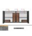 Rectangular Mild Steel Pipes with HPL Sheet Gate