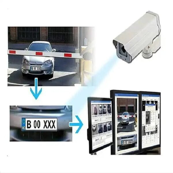 Smart Parking Equipment Number Plate Recognition Barrier Gate