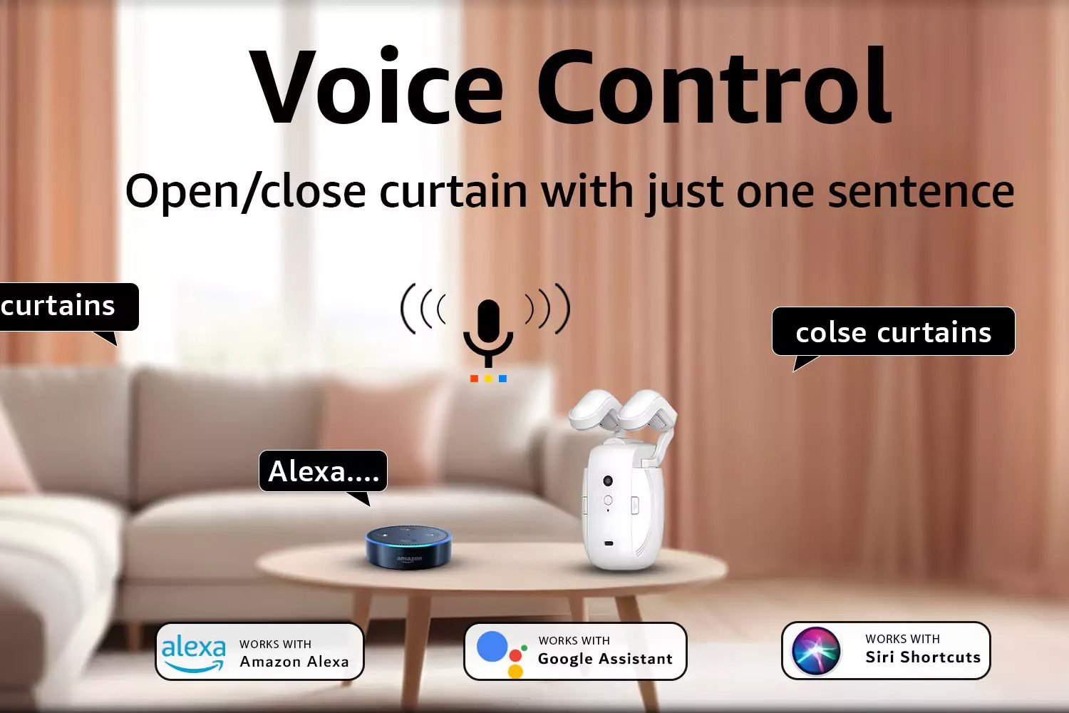 Smart Remote Control Automated Power Curtain system