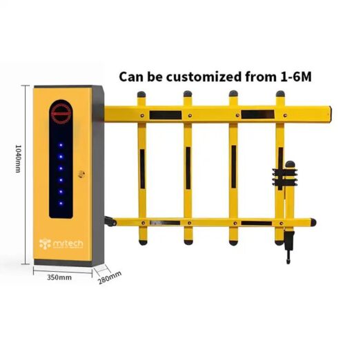 Two Fence Boom Automatic Traffic Barriers with Remote Control