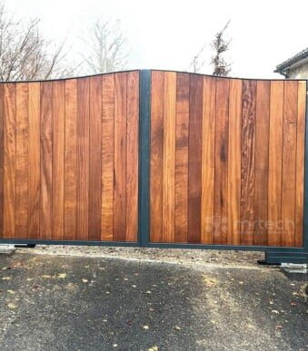 Wooden Mild Steel Swing and Sliding Gates