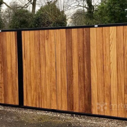 Wooden Mild Steel Swing and Sliding Gates