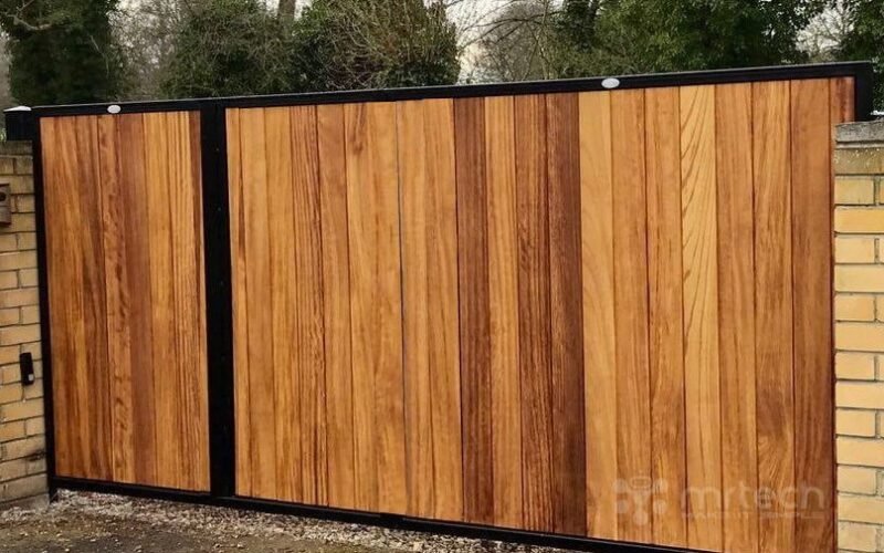Wooden Mild Steel Swing and Sliding Gates