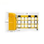 Dual Chassis Heavy Duty Airborne Boom Barrier Gate