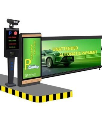 High quality Remote Control Parking Advertising Boom Barrier RFID Automatic boom barrier Gate
