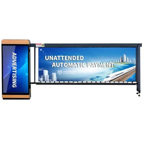 Secure Entry and Exit Automatic Advertising Boom Barriers