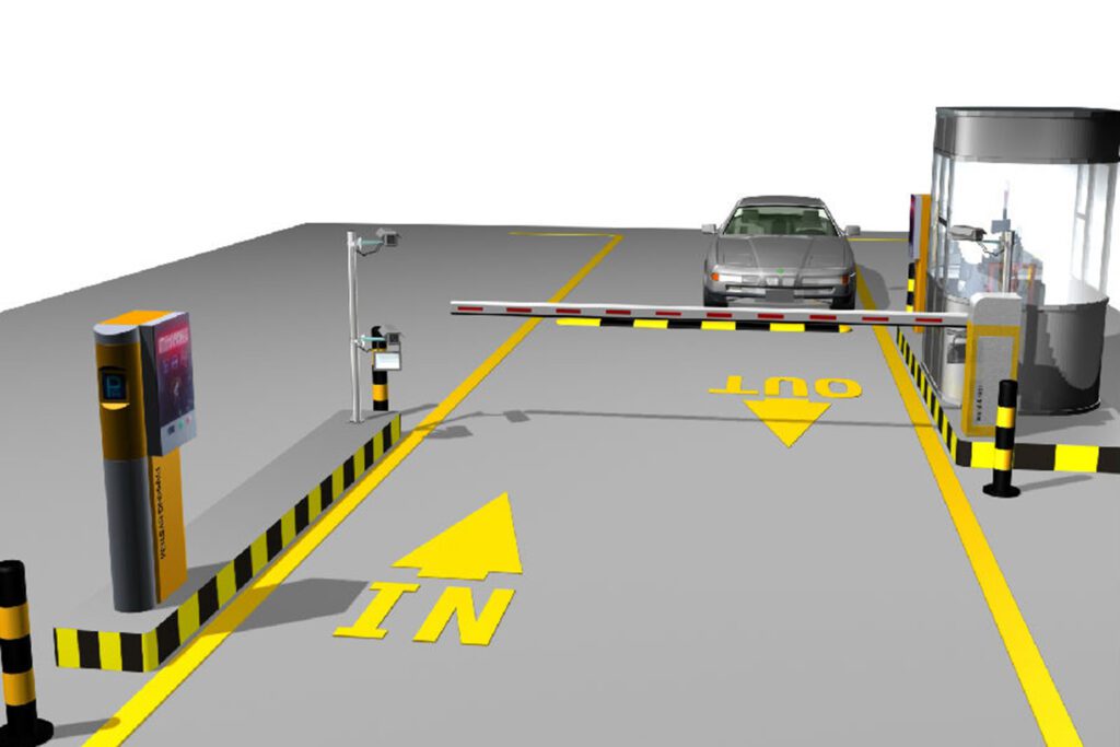 Ticket Dispenser Machine For Parking Entry And Exit System
