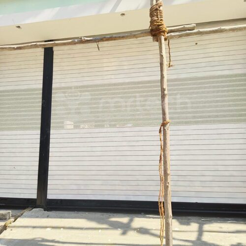 Automatic Full Flat Plain Patti with Perforated Slat Rolling Shutter