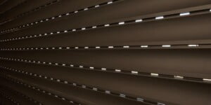 rolling shutter with grill