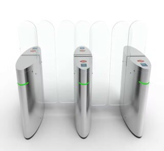 Security Entrance Scan System Barrier Swing Turnstile Gate