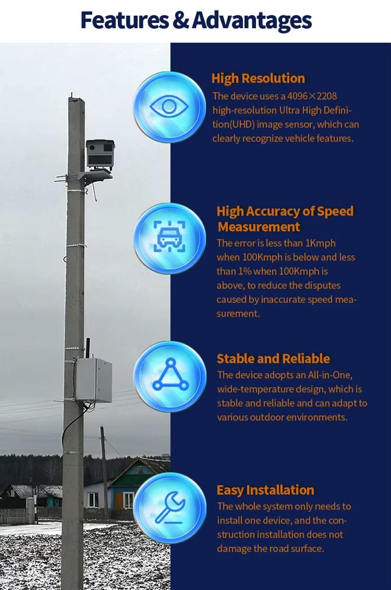Vehicle Speed Detection Camera for Transportation System