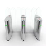 Security Entrance Scan System Barrier Swing Turnstile Gate