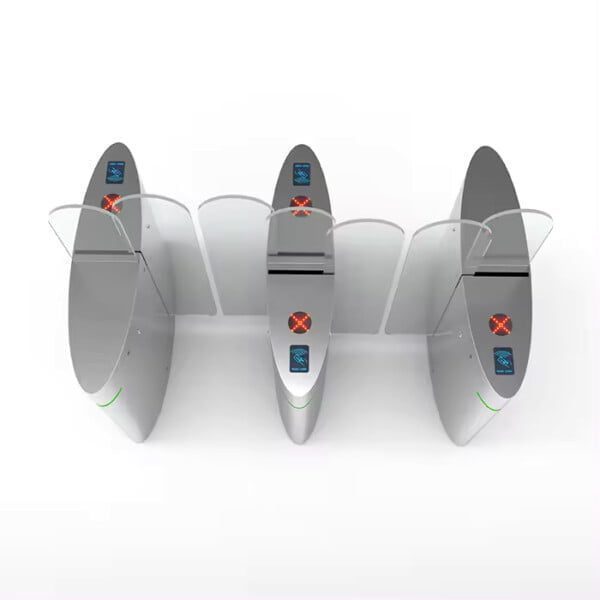 Security Entrance Scan System Barrier Swing Turnstile Gate