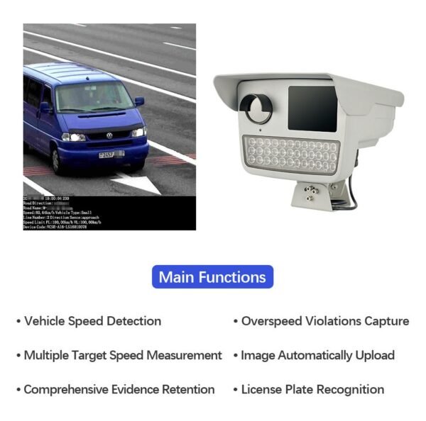 Vehicle Speed Detection Camera for Transportation System
