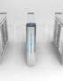 Airports Swing Gate Turnstile 304 Stainless Steel Outer Body