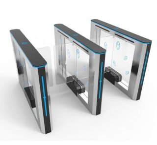 Anti-Crush Optical Face Recognition Speed Turnstiles Door