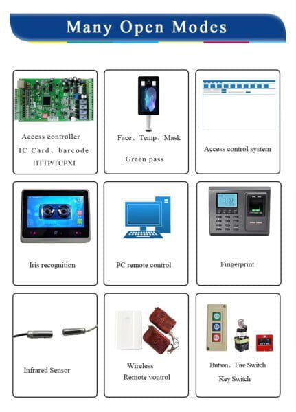 Automatic Access Control Speed Turnstile Fiberglass Gate