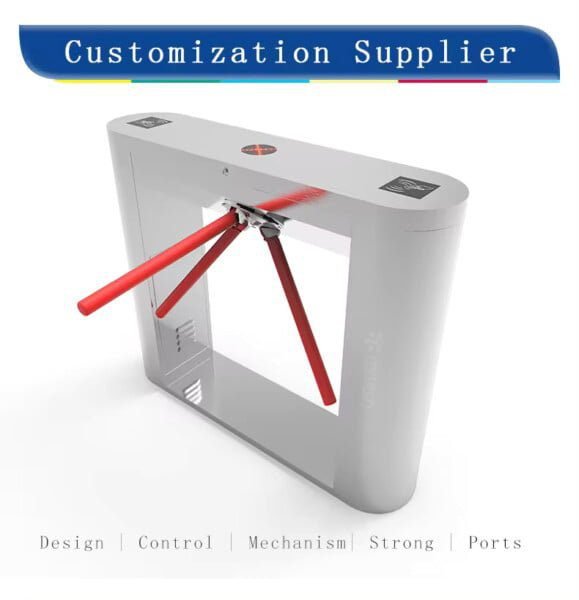 Best Offer Silver Heavy Duty Electronic Tripod Turnstile