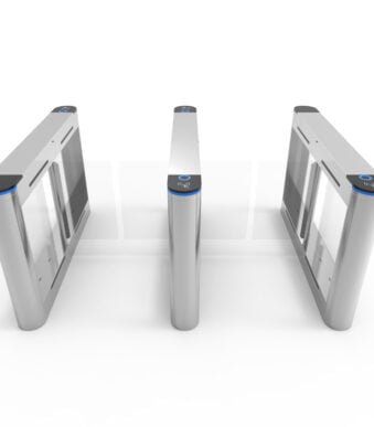 Brushless Motor Fast Speed Swing Gate Turnstile For Indoor Airport